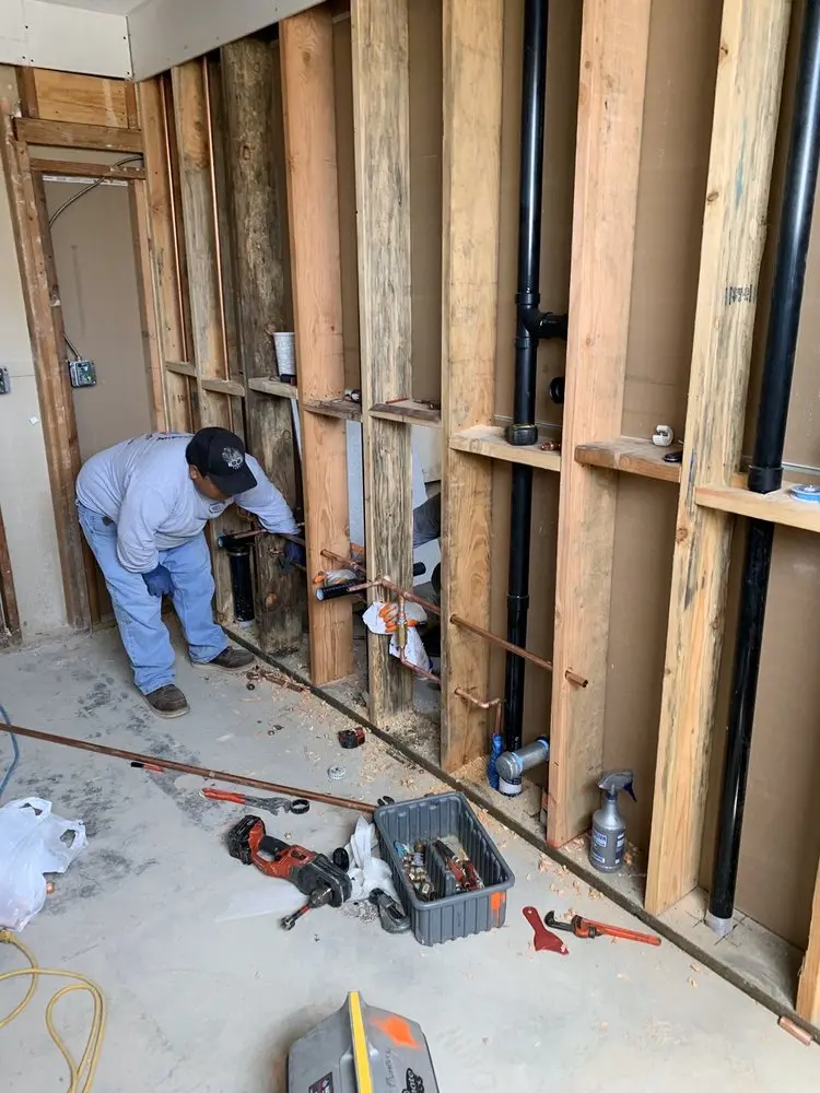 Commercial rough-in plumbing for Water Heater Replacement in Longboat Key